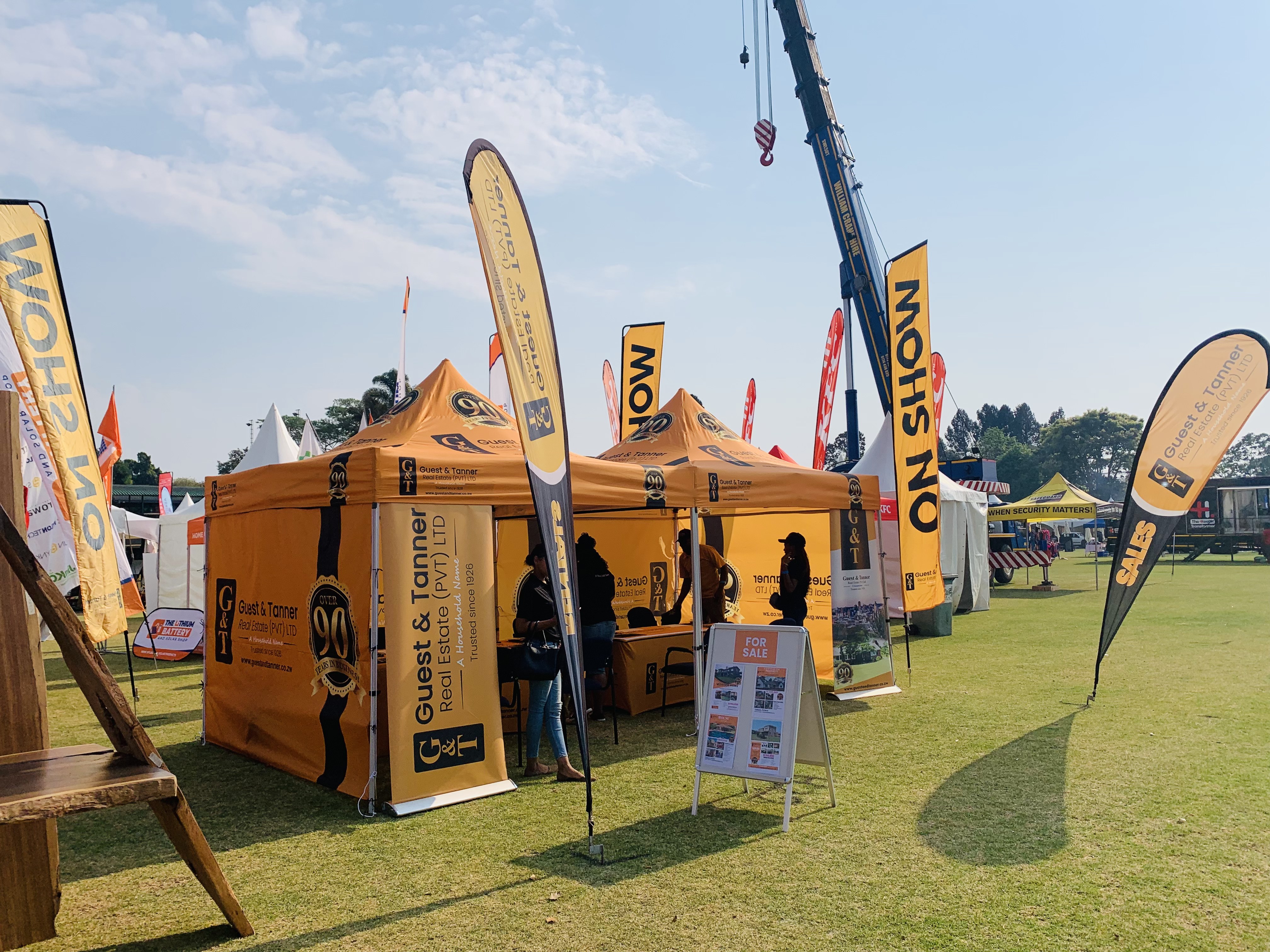 Expo stand and branding