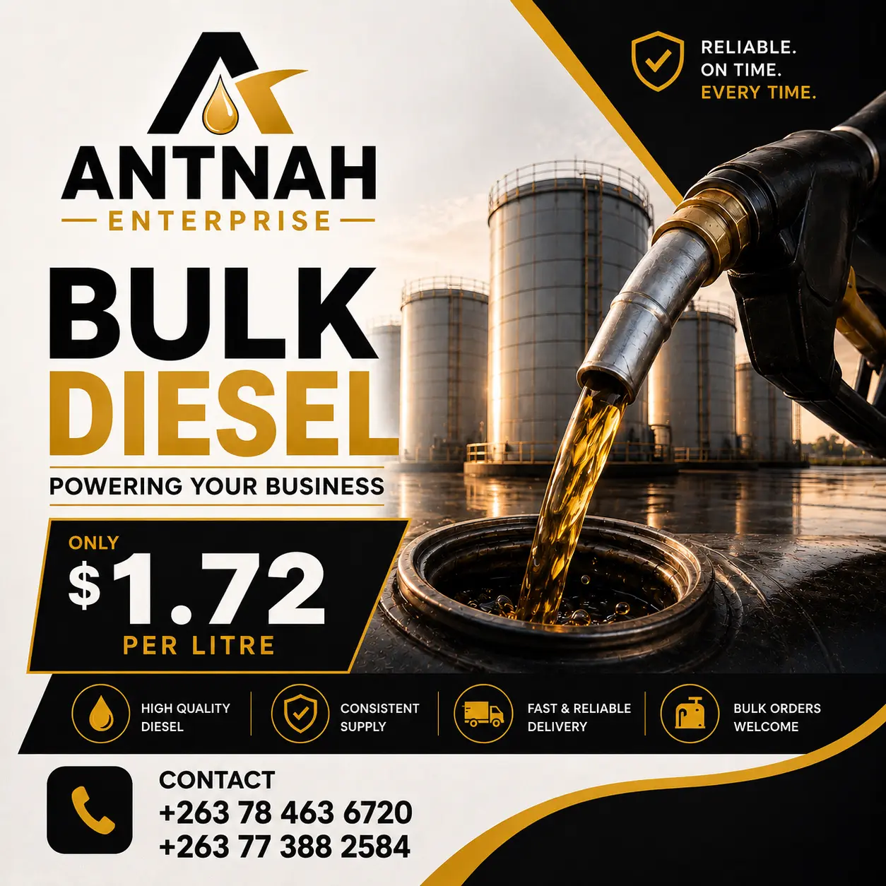 Antnah bulk diesel price promotion